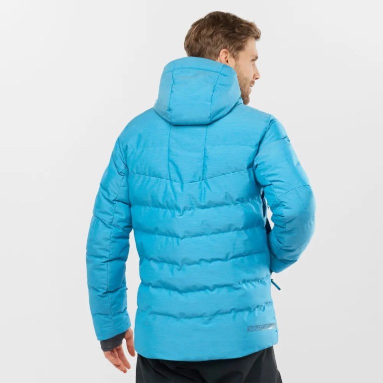 Chaquetas De Esquí Salomon Snowshelter Insulated Hombre Turquesa | MX AXEP271